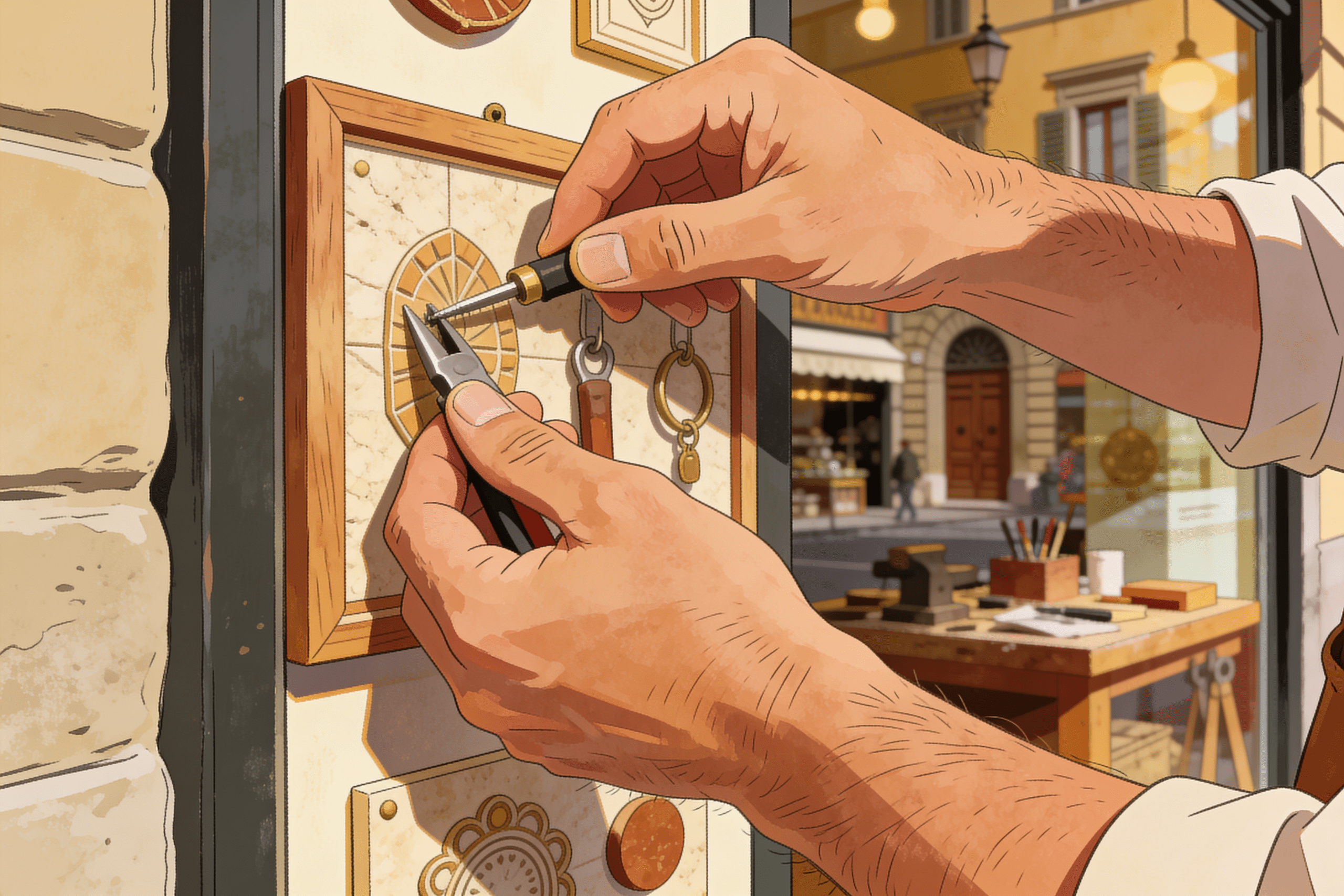 Artigiano al lavoro, un esempio di contenuto che costruisce autorevolezza e fiducia